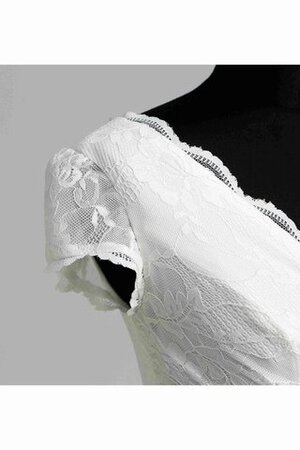 Robe de mariée femme branché facile delicat avec manche épeules enveloppants ligne a - Photo 8