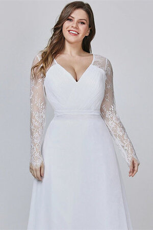 Abito da sposa in pizzo oversize a-line splendente pomposo originale - Foto 5