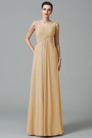 Robe demoiselle d'honneur longue jusqu'au sol de princesse avec chiffon ruché - Photo 6