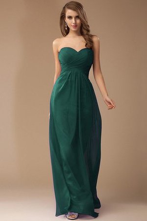 Robe demoiselle d'honneur longue avec perle de fourreau de lotus manche nulle - Photo 7