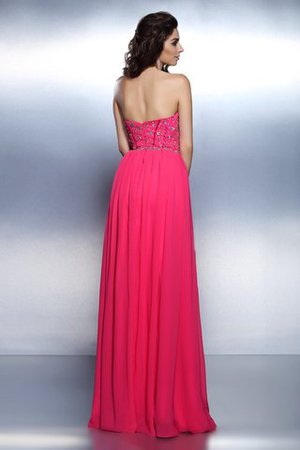 Robe de bal longue sexy avec perle de col en cœur avec chiffon - Photo 2