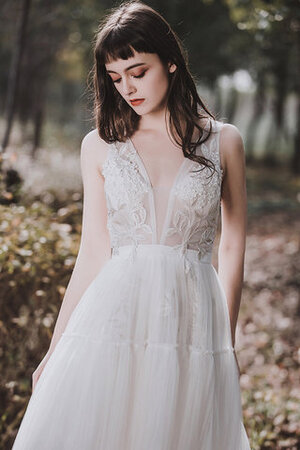 Robe de mariée en satin enchanteur longue classique romantique - Photo 5
