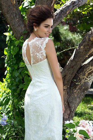 Abito da Sposa in Raso Al Ginocchio A-Line Principessa Cerniera - Foto 8