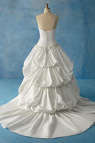 Clasico Vestido de Novia de Cintura Baja de Cordón de Largo - Foto 2