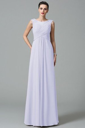 Robe demoiselle d'honneur longue jusqu'au sol de princesse avec chiffon ruché - Photo 29