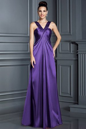 Robe demoiselle d'honneur longue avec zip avec sans manches de princesse ligne a - Photo 24