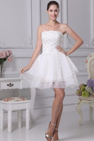 Abito dal Dolce Sedici Senza Maniche A-Line mini con Applique in Tulle - Foto 1