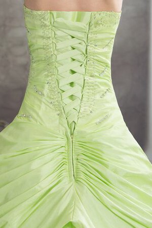 Pick up Duchesse-Linie Paillettenbesetztes Quinceanera Kleid mit Herz-Ausschnitt mit Blume - Bild 5