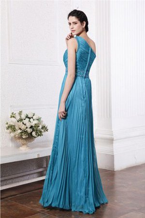 Robe demoiselle d'honneur longue plissage de fourreau avec perle avec chiffon - Photo 30