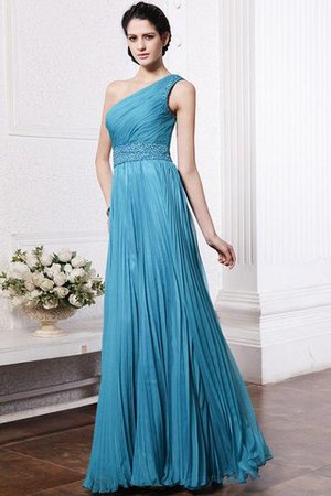 Robe demoiselle d'honneur longue plissage de fourreau avec perle avec chiffon - Photo 2