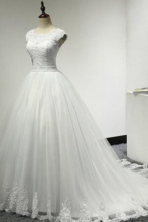 Modesto Vestido de Novia en Encaje de Manga tapada de Manga corta - Foto 3