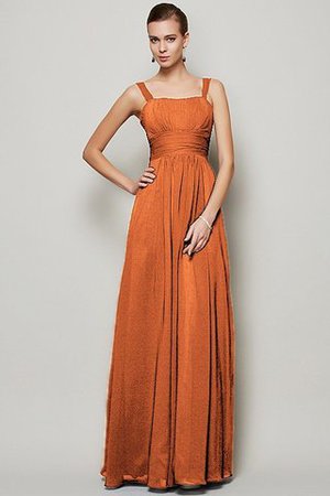 Robe demoiselle d'honneur longue plissage avec zip longueur au ras du sol en chiffon - Photo 21