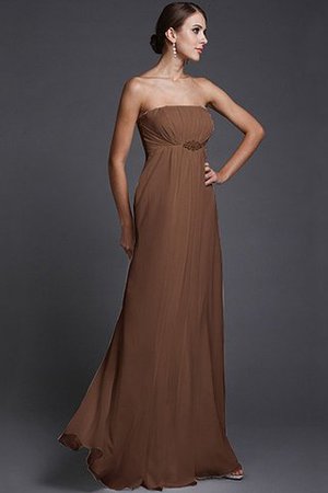 Robe demoiselle d'honneur longue jusqu'au sol de princesse avec zip de bustier - Photo 5