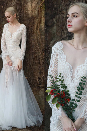 Vestido de Novia de Corte Sirena de Cremallera de Agraciado de Sala - Foto 7