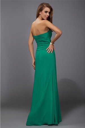 Robe demoiselle d'honneur longue avec chiffon avec zip de lotus de bustier - Photo 30