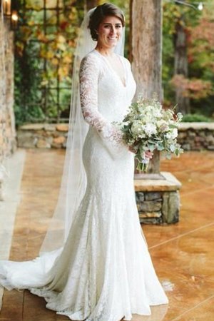 Robe de mariée de traîne courte avec mousseline sucré en plein air en salle - Photo 1