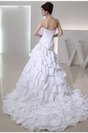 Vestido de Novia de Corte princesa de Apliques de Escote Corazón de Sin mangas - Foto 2