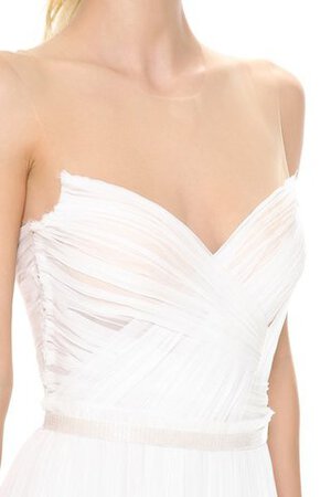 Robe de mariée informel naturel ceinture en étoffe de fourreau avec chiffon - Photo 4