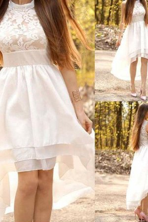 Abito da sposa asimmetrici favola alla moda naturale mini seducente - Foto 2