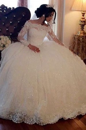 Romántico Vestido de Novia de Hasta el suelo de Largo de Fascinante - Foto 1