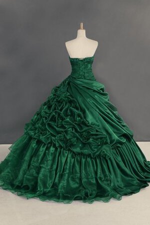 Abito quinceanera senza maniche ball gown bello a terra colorato principessa - Foto 3