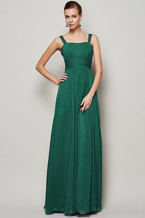 Robe demoiselle d'honneur longue plissage avec zip longueur au ras du sol en chiffon - Photo 8