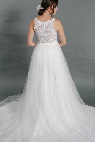 Abito da Sposa sogno Naturale V-Scollo in pizzo Lungo Puffy - Foto 2