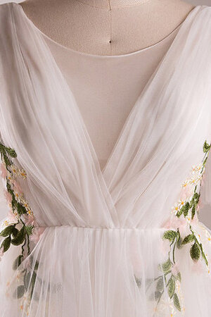 Robe de mariée angélique jusqu'au sol romantique moderne solennel - Photo 5