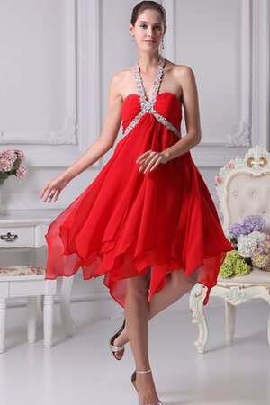 Vestido de Cóctel en Gasa de Escote halter de Escote Corazón de Imperio Cintura - Foto 1