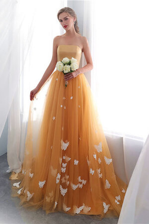 Robe de bal en salle splendide cordon textile en tulle modeste - Photo 3