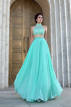 Prinzessin Chiffon Formelles Sittsames Ballkleid mit Empire Taille - Bild 1