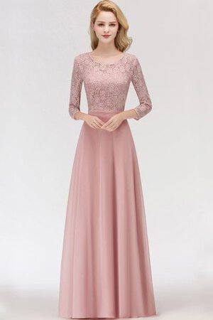 Robe de bal avec chiffon accrocheur avec ruban romantique longue - Photo 5