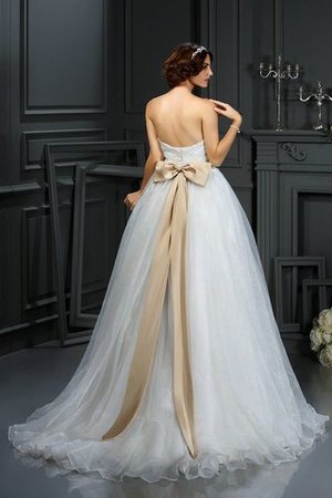 Abito da Sposa Medievale A-Line con Applique Principessa in Organza - Foto 2