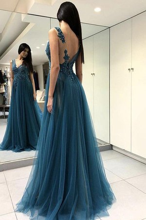 Prinzessin Normale Taille Tolle Ballkleid mit Applike aus Tüll - Bild 2