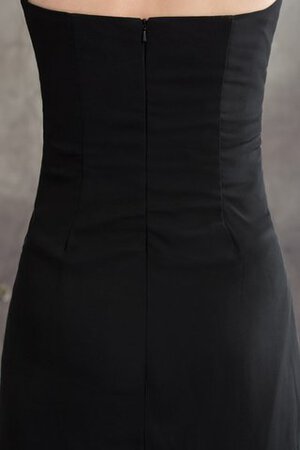 Gerüschtes A-Linie V-Ausschnitt Reißverschluss attraktives Abendkleid - Bild 5