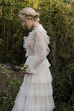 Robe de mariée avec perles splendide longue romantique solennelle - Photo 3