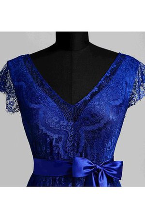 Robe de bal romantique chic ceinture avec ruban de traîne courte - Photo 5