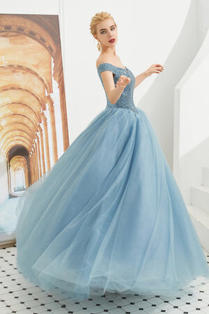 Robe de bal en satin en tulle ligne a charme romantique - Photo 3