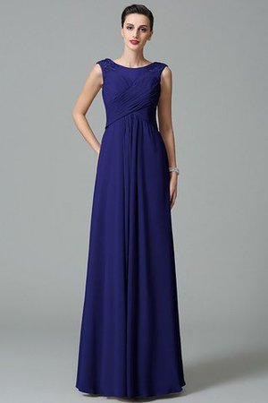 Robe demoiselle d'honneur longue jusqu'au sol de princesse avec chiffon ruché - Photo 25