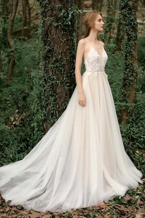 Robe de mariée bucolique mignonne entrecroisé intemporel elégant - Photo 3