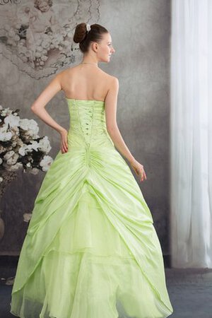 Pick up Duchesse-Linie Paillettenbesetztes Quinceanera Kleid mit Herz-Ausschnitt mit Blume - Bild 6