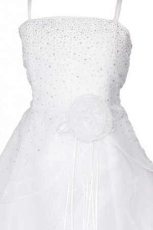 Robe de cortège enfant pailleté en tulle manche nulle fermeutre eclair longueur au ras du sol - Photo 4