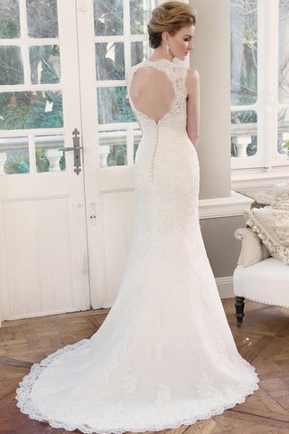 Abito da Sposa stravagante Buco Della Serratura Schiena Lungo V-Scollo in Pizzo Tubino - Foto 2