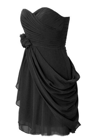 Empire Taille A Linie Chiffon mini Cocktailkleid mit Reißverschluss - Bild 3