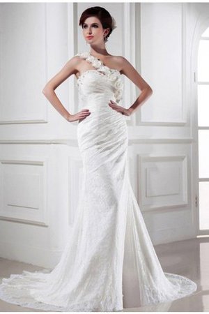 Moderno Vestido de Novia de Corte Sirena de Flores de Largo de Sin mangas - Foto 1