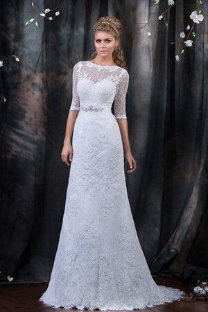 Abito da Sposa in Pizzo retro Cerniera originale sensuale con Fusciacca - Foto 1