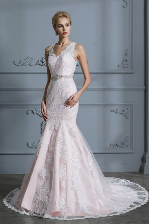 Elegante Vestido de Novia de Largo de Llamativo de Plisado - Foto 6