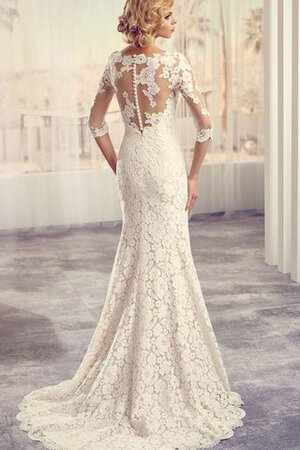 Robe de mariée romantique attirent luxueux femme branché de traîne moyenne - Photo 2