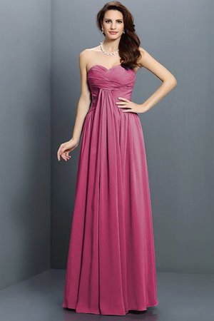 Robe demoiselle d'honneur longue de princesse jusqu'au sol fermeutre eclair en satin - Photo 5