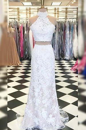 Vestido de Fiesta de Encaje Adorno de Hasta el suelo de Apliques de Delicado - Foto 1